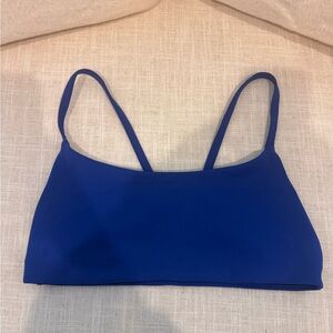 Lululemon Wunder Train Blue Strappy Bra; Size 8; Barely Worn